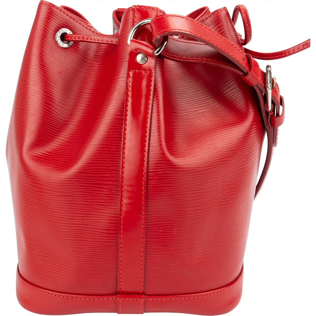 Louis Vuitton Red Epi Leather NM Sac Noé Petit Shoulder Bag