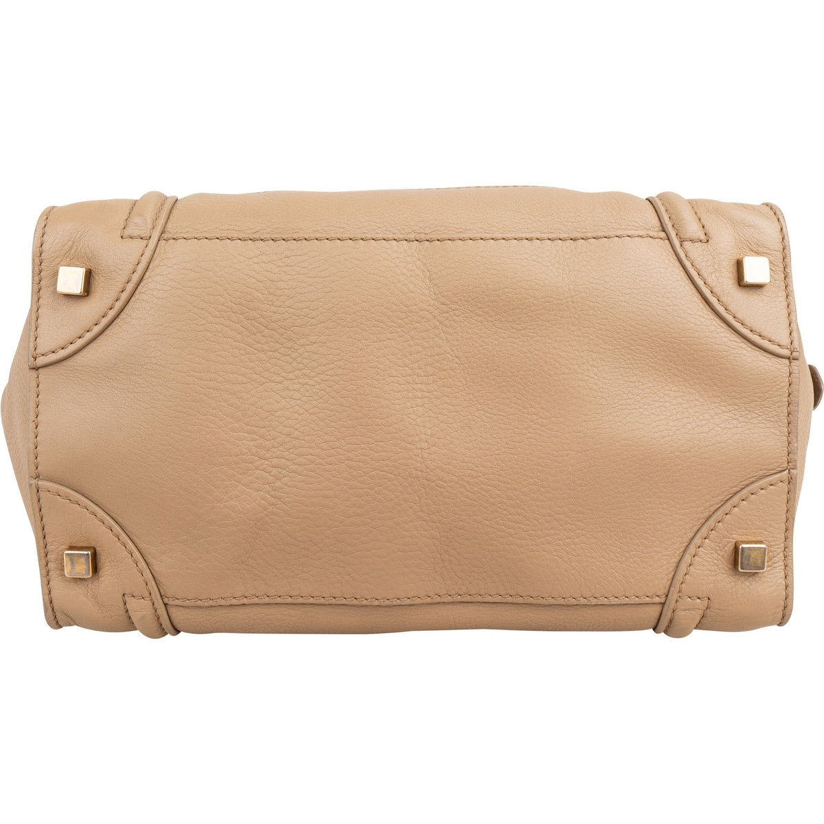 Borsa tote Céline Luggage in pelle di vitello bottalata