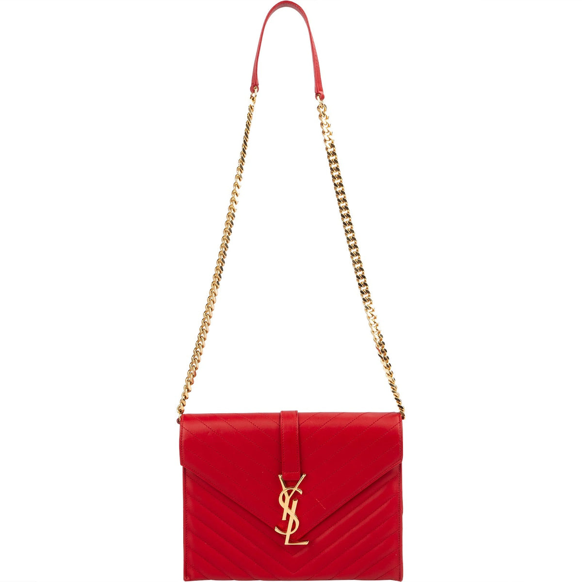 Borsa a spalla Envelope di Yves Saint Laurent in pelle di vitello trapuntata