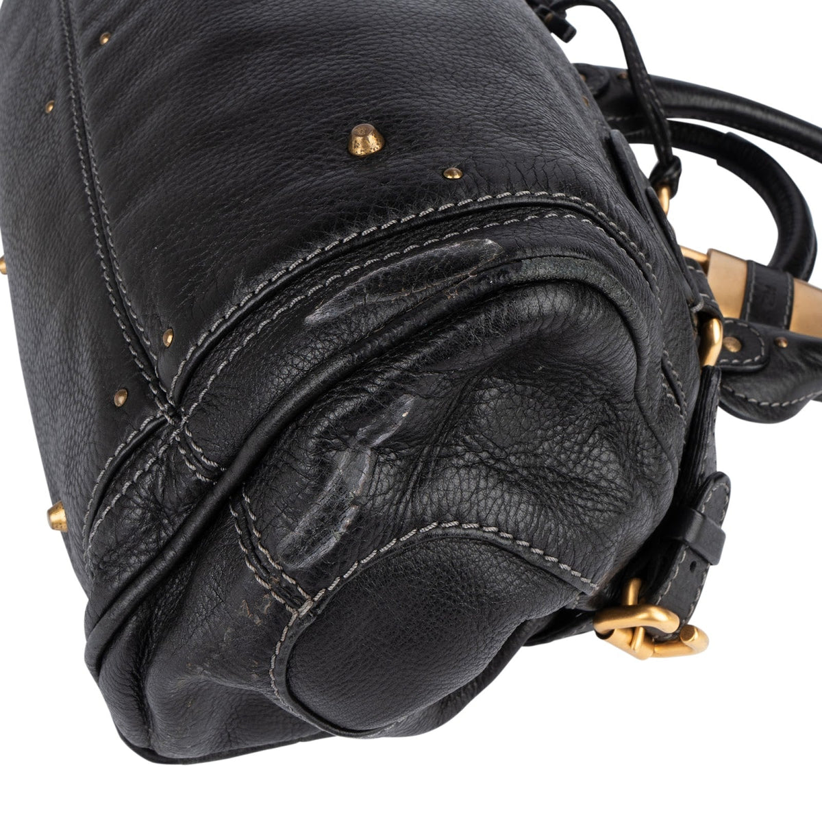 Chloé Pebbled Leder Paddington Satchel Handtasche, Bild 8 von 11