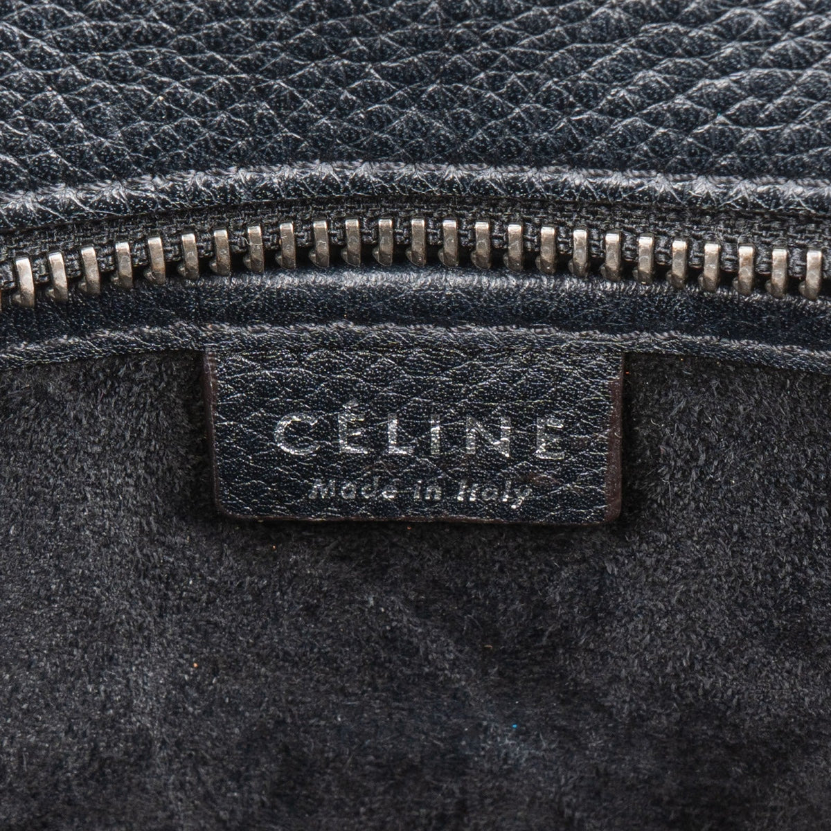 Sac bandoulière Céline Luggage en cuir de veau grainé