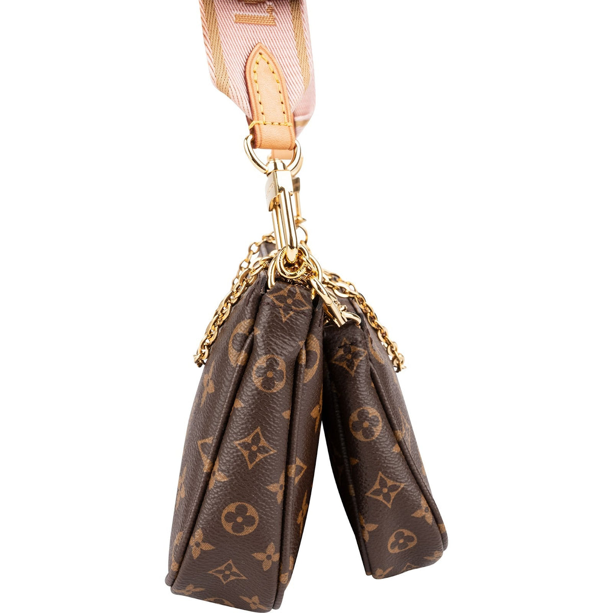 Borsa a tracolla Louis Vuitton Multi Pochette Accessoires in tela Monogram