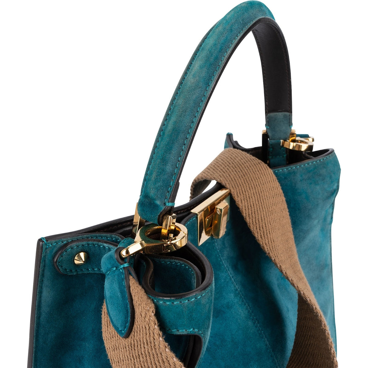 Bolso Fendi Peekaboo de ante