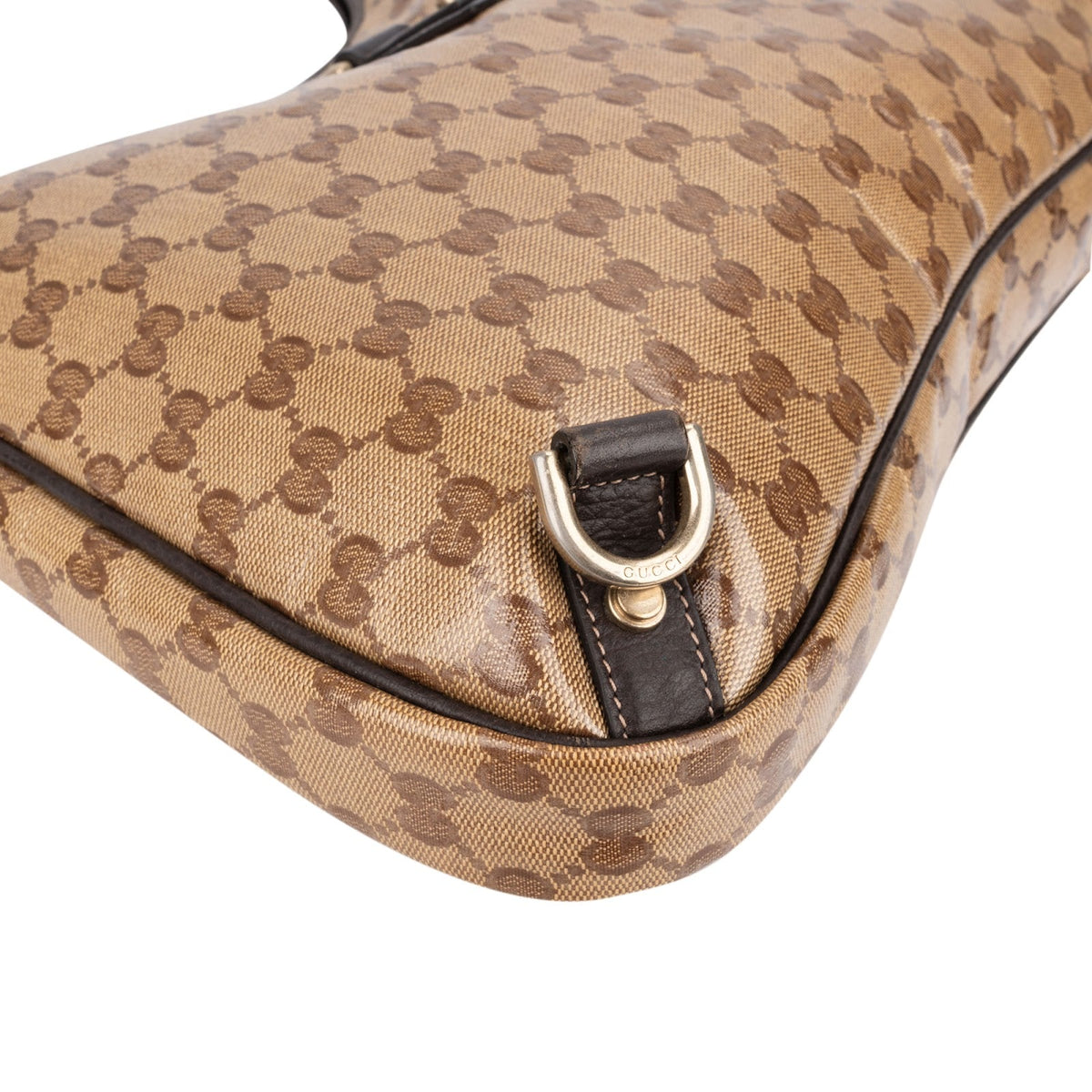 Gucci Abbey D-Ring Hobo aus GG Crystal Canvas – Ansicht 8