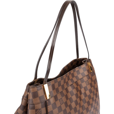 Bolso de hombro Louis Vuitton Marylebone GM en lona Damier Ebene