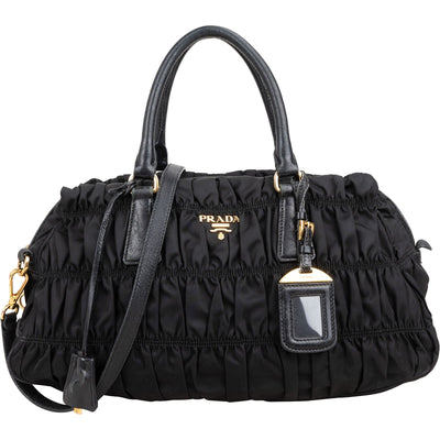 Prada Tessuto Gaufre Satchel Handbag
