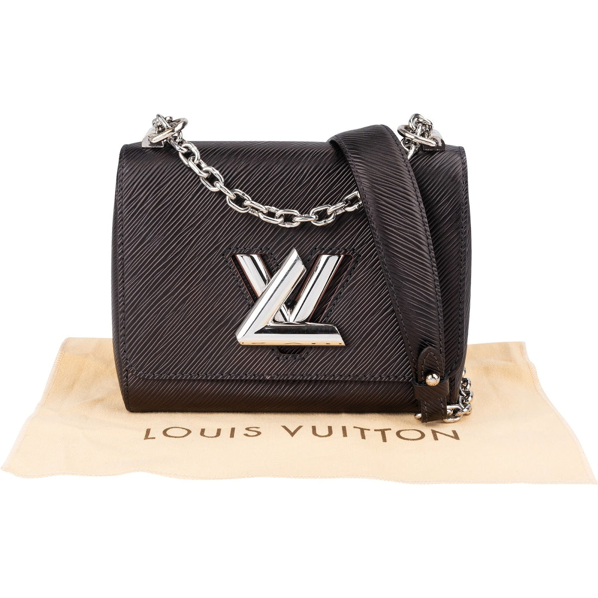 Louis Vuitton Epi lederen Twist PM crossbody tas