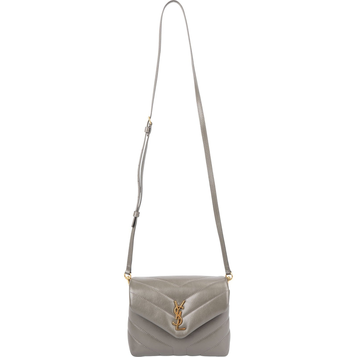 Borsa a tracolla Toy Loulou Puffer in pelle di agnello trapuntata Saint Laurent