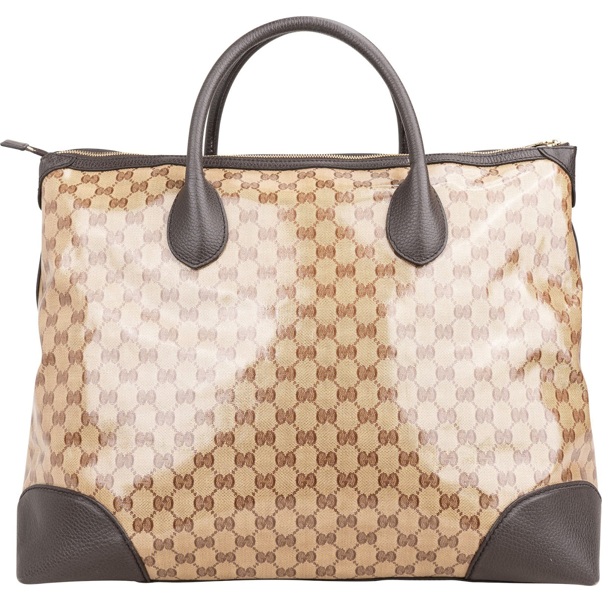 Borsa da viaggio Gucci Joy Large 45 Weekender in tela Monogram GG spalmata