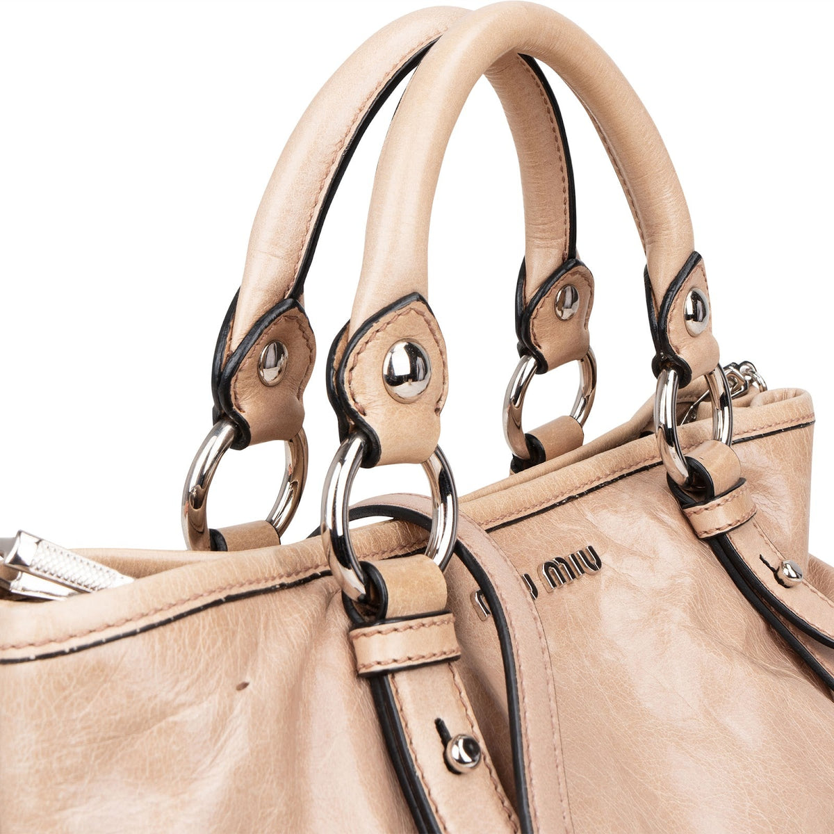 Sac à main Miu Miu Vitello Lux City