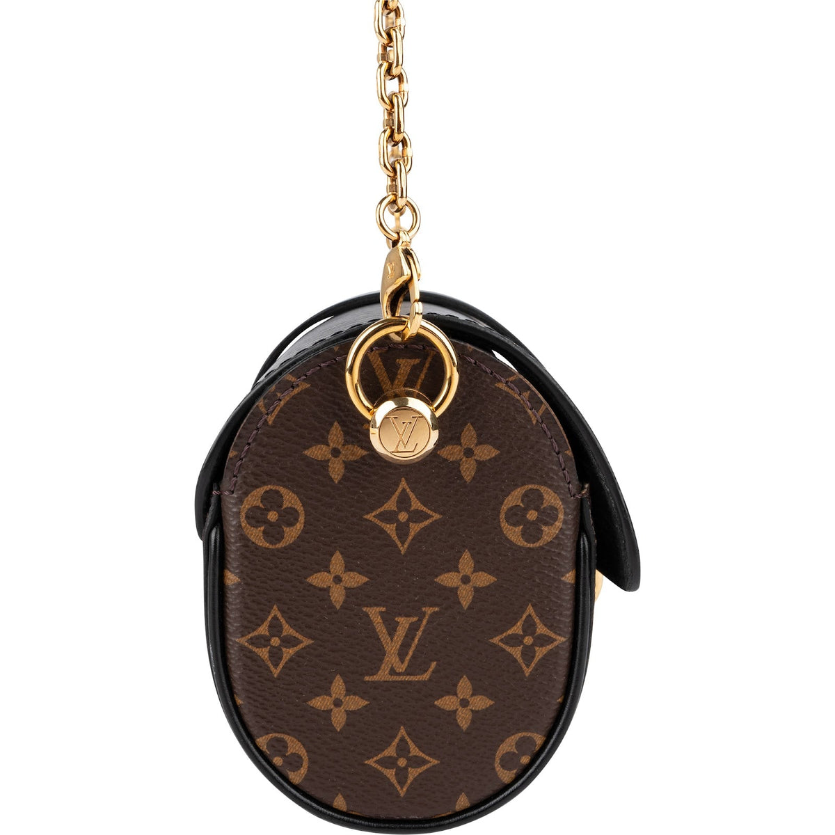 Bolso bandolera para gafas Louis Vuitton en lona Monogram y piel Epi negra