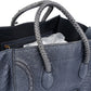 Celine Phantom aus blauem Pythonleder – Detailansicht 2
