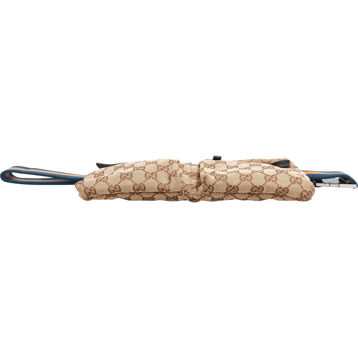 Gucci genarbtes Leder GG Canvas Belt Umhängetasche, Bild 3 von 7