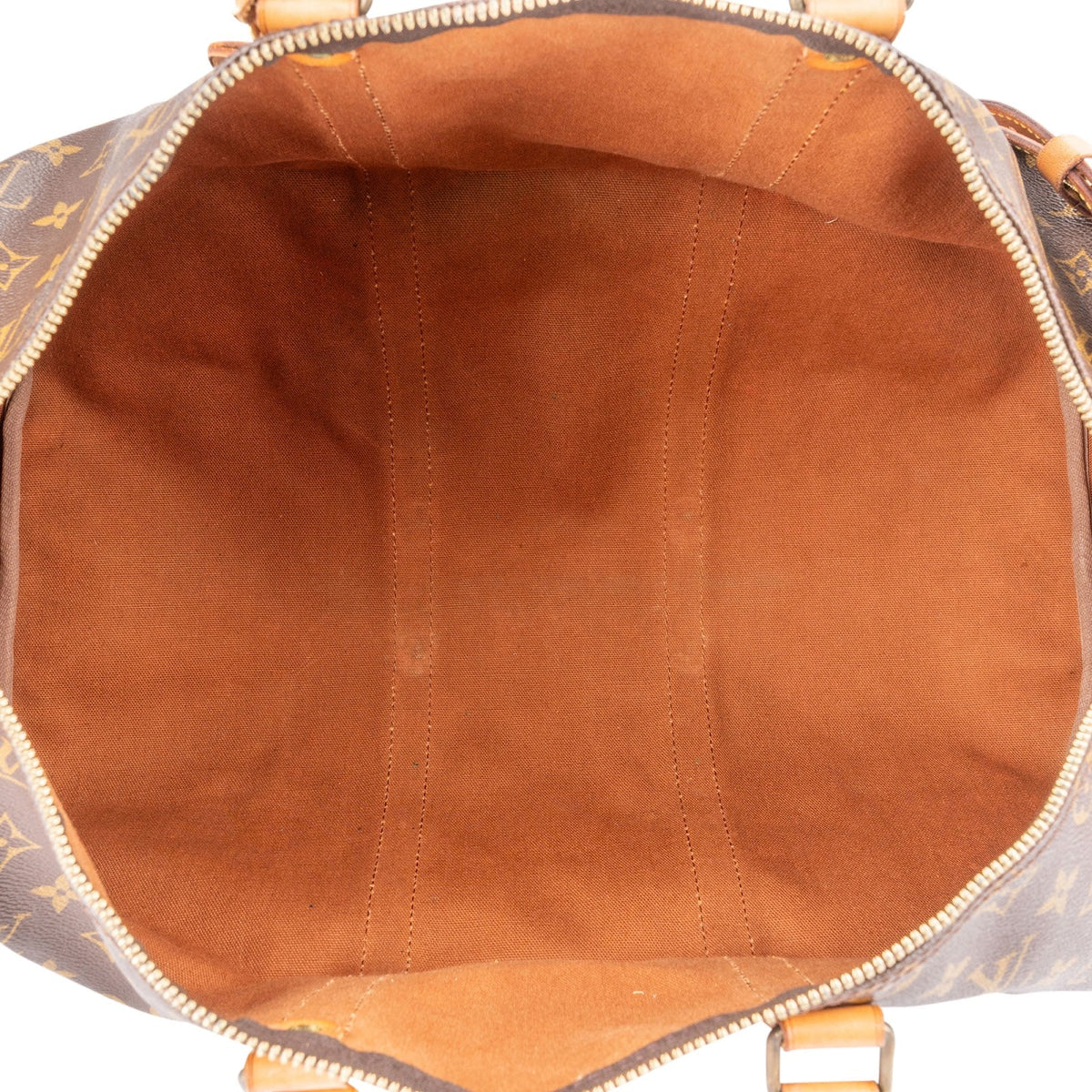 Borsa da viaggio Louis Vuitton Keepall 50 Bandoulière in tela Monogram