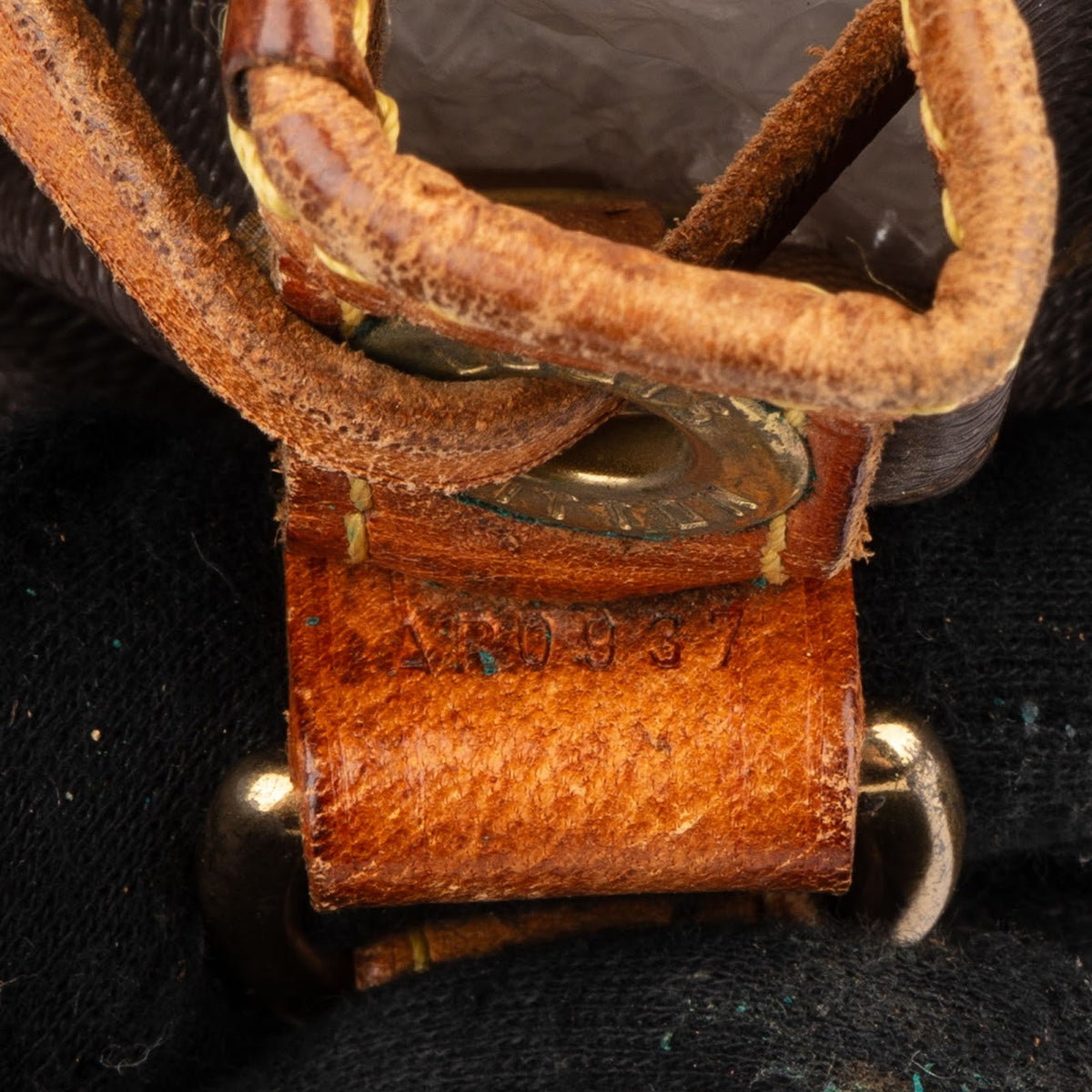 Sac à bandoulière Louis Vuitton grand modèle en toile Monogram