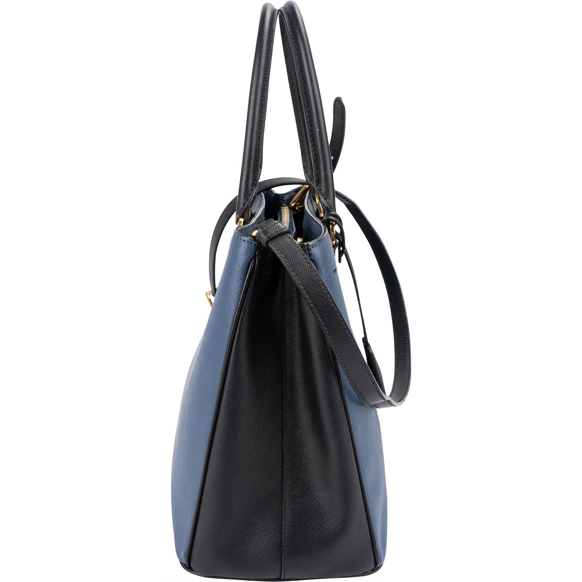 Sac à main Prada Galleria en cuir Saffiano bicolore