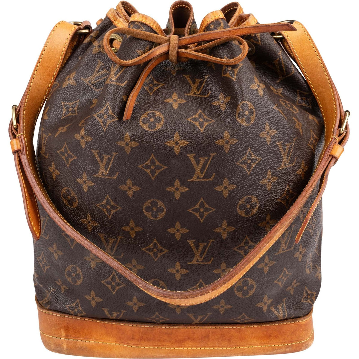 Sac à bandoulière Louis Vuitton grand modèle en toile Monogram