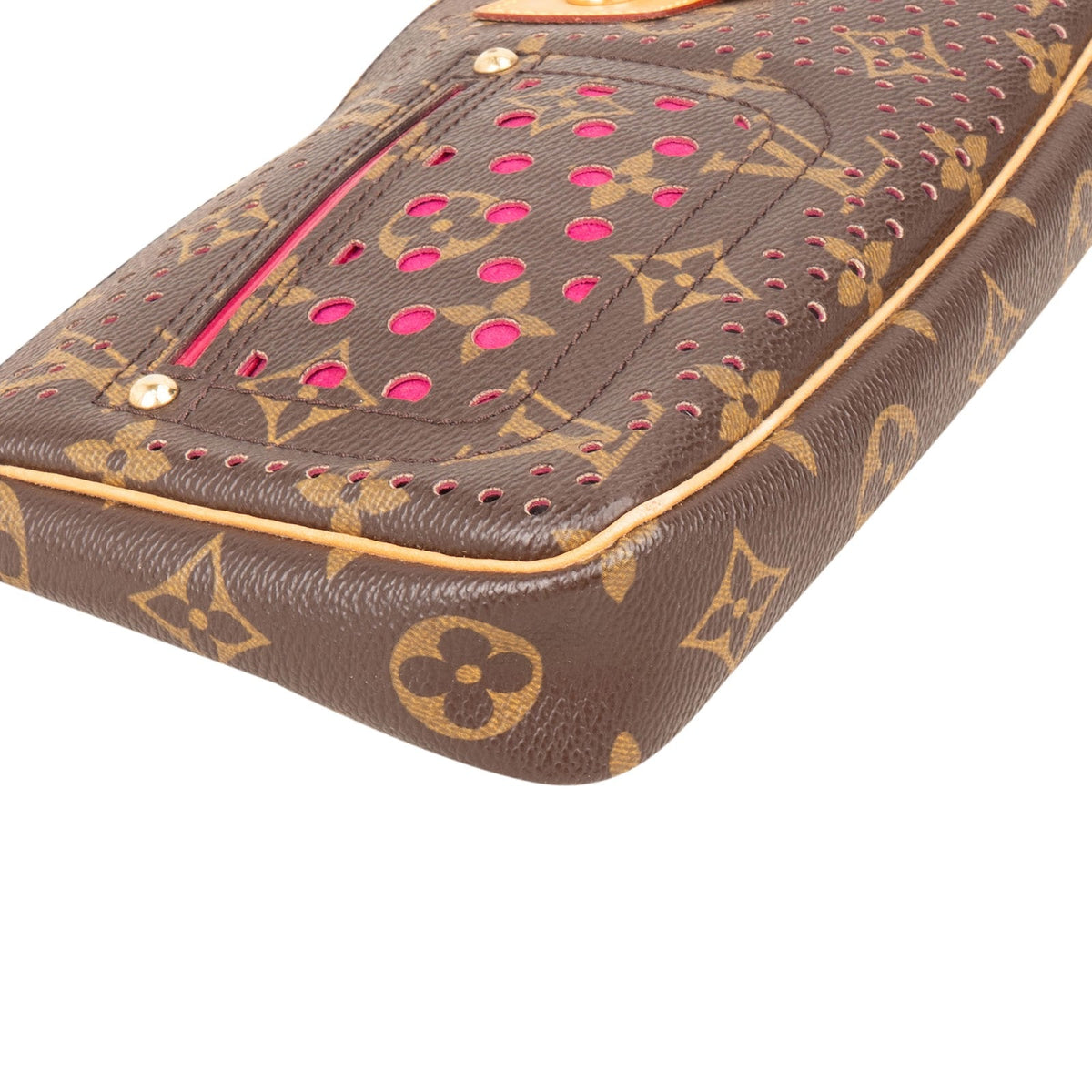 Louis Vuitton Limited Perforated Monogram Pochette Accessoires Handtas