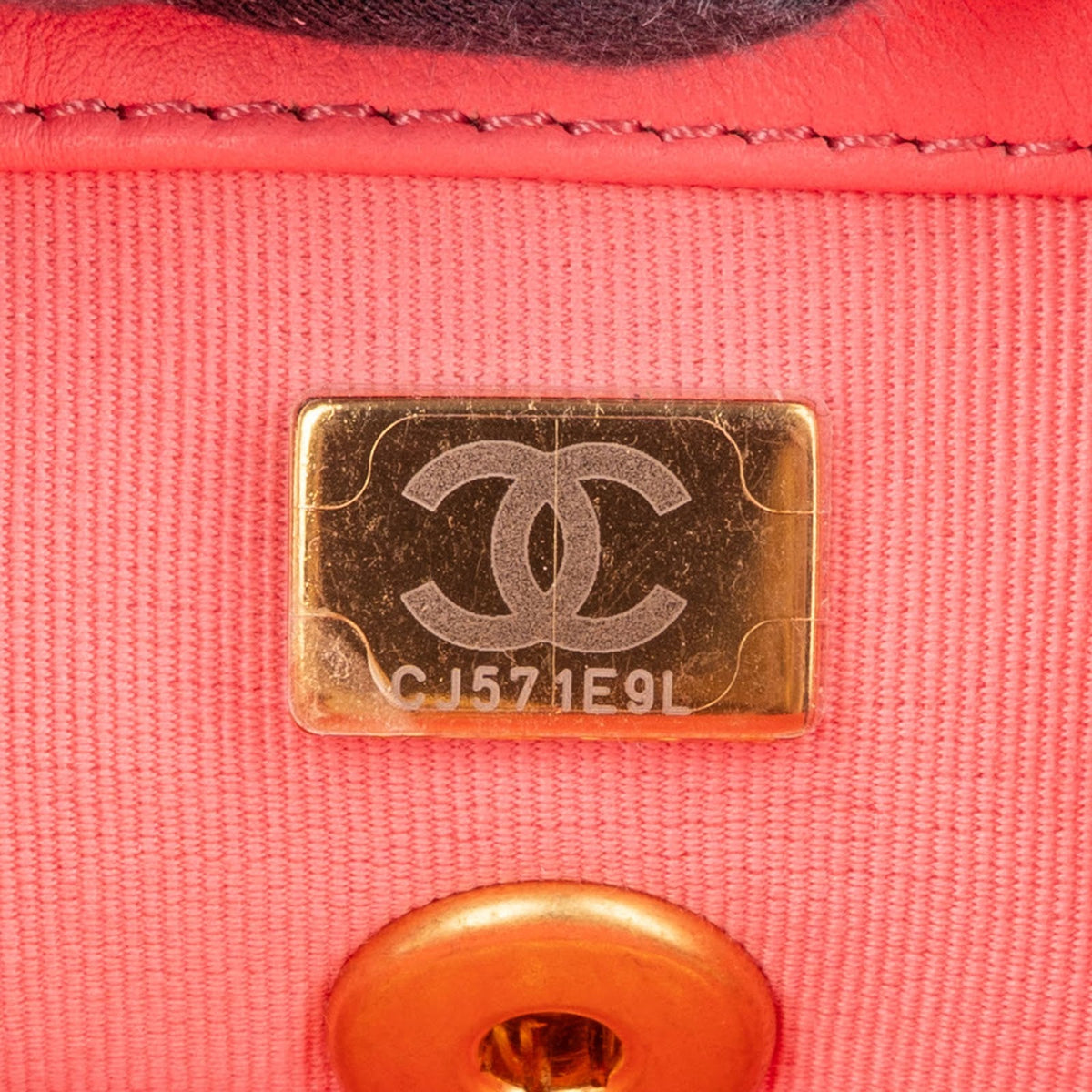 Chanel roze lederen gewatteerde lamsleren Top Handle Single Flap handtas