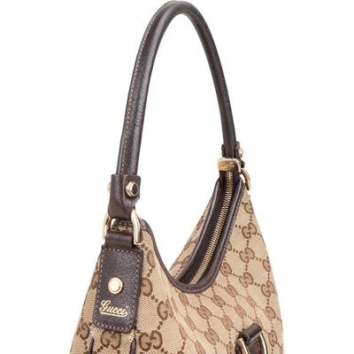 Gucci Monogram GG Canvas Abbey D-Ring Hobo Shoulder Bag
