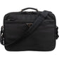 Prada Laptop Business Bag aus schwarzem Tessuto-Nylon – Vorderansicht