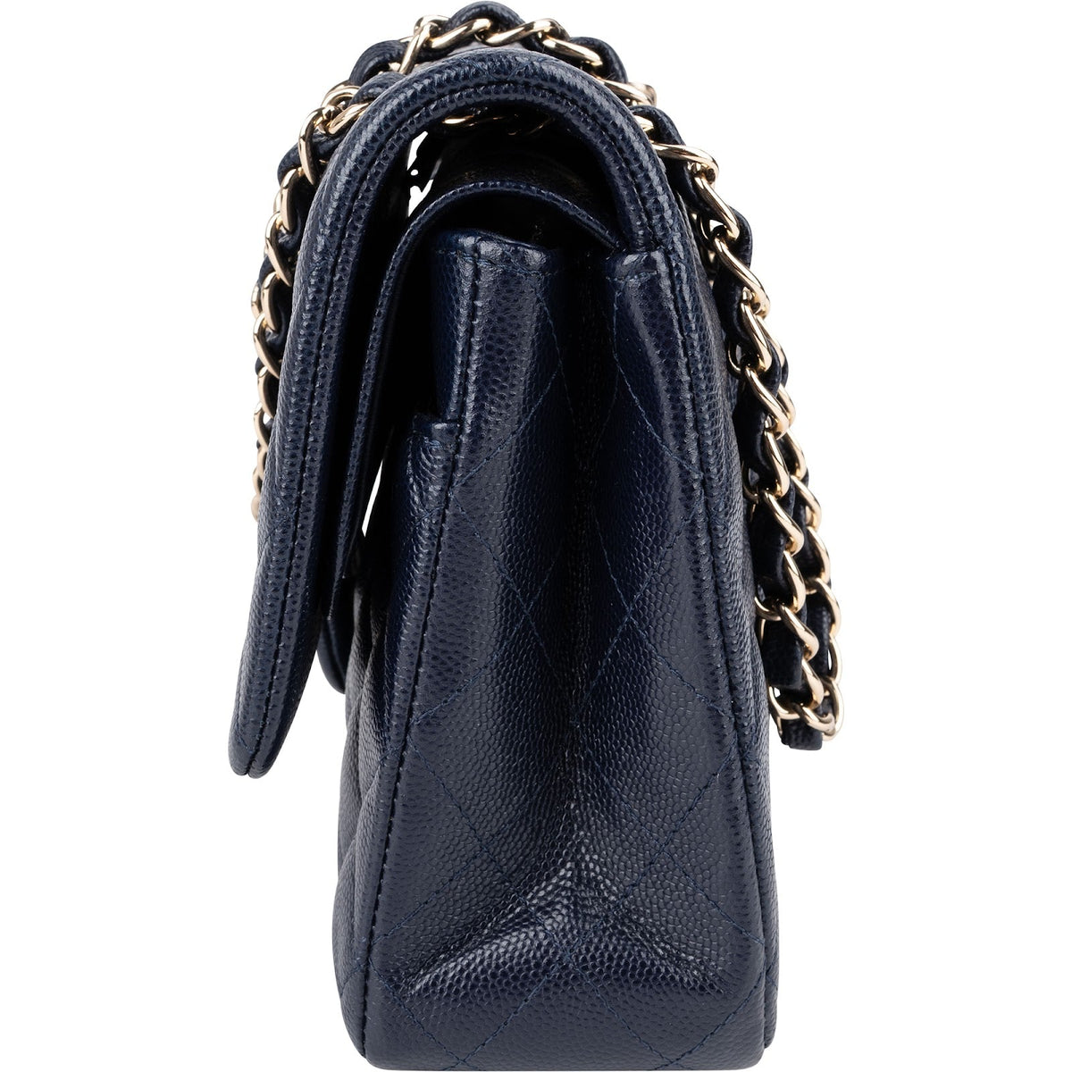 Chanel Caviar Medium Gold Double Flap Schultertasche, Bild 5 von 14