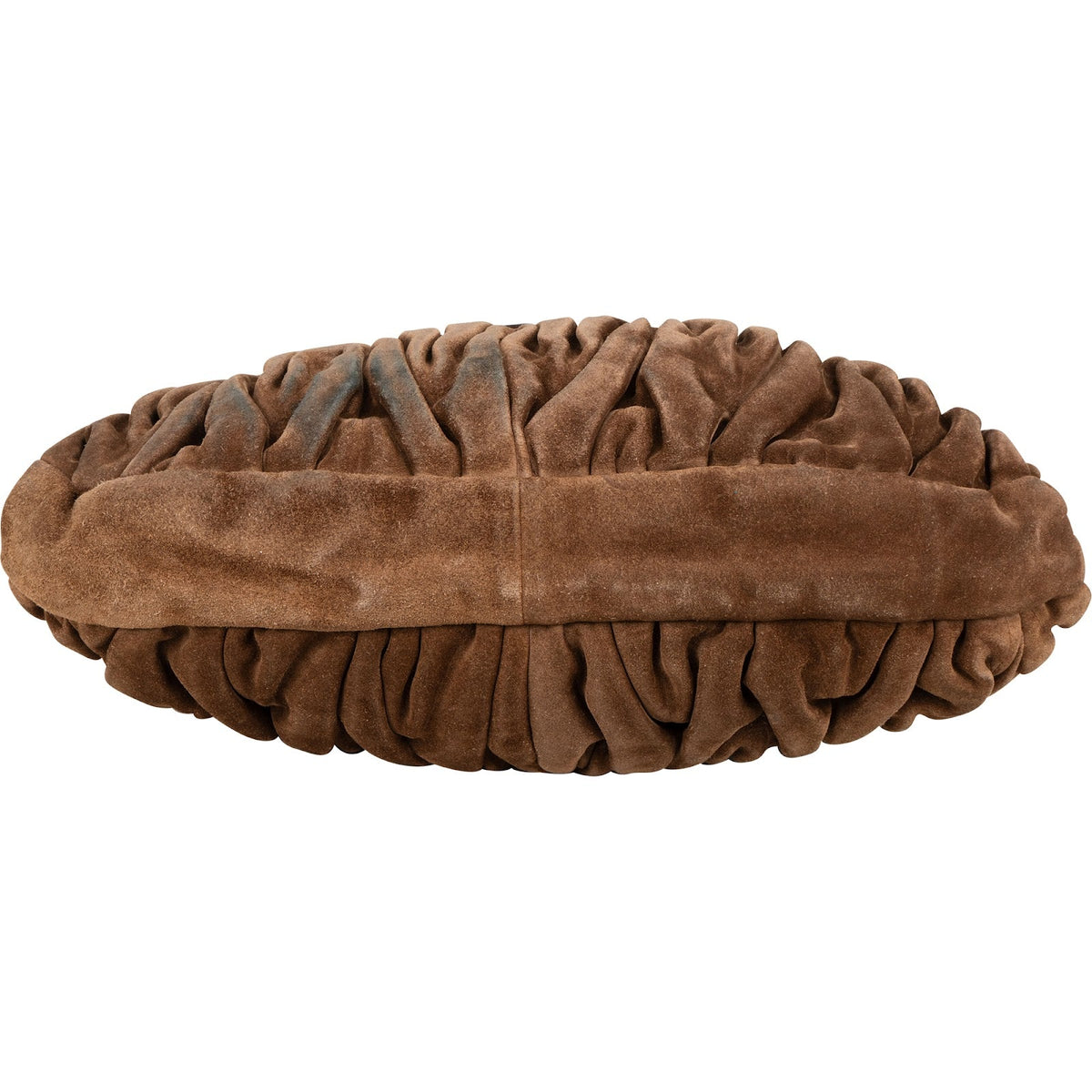 Miu Miu Brown Suede Leather Coffer City Handbag