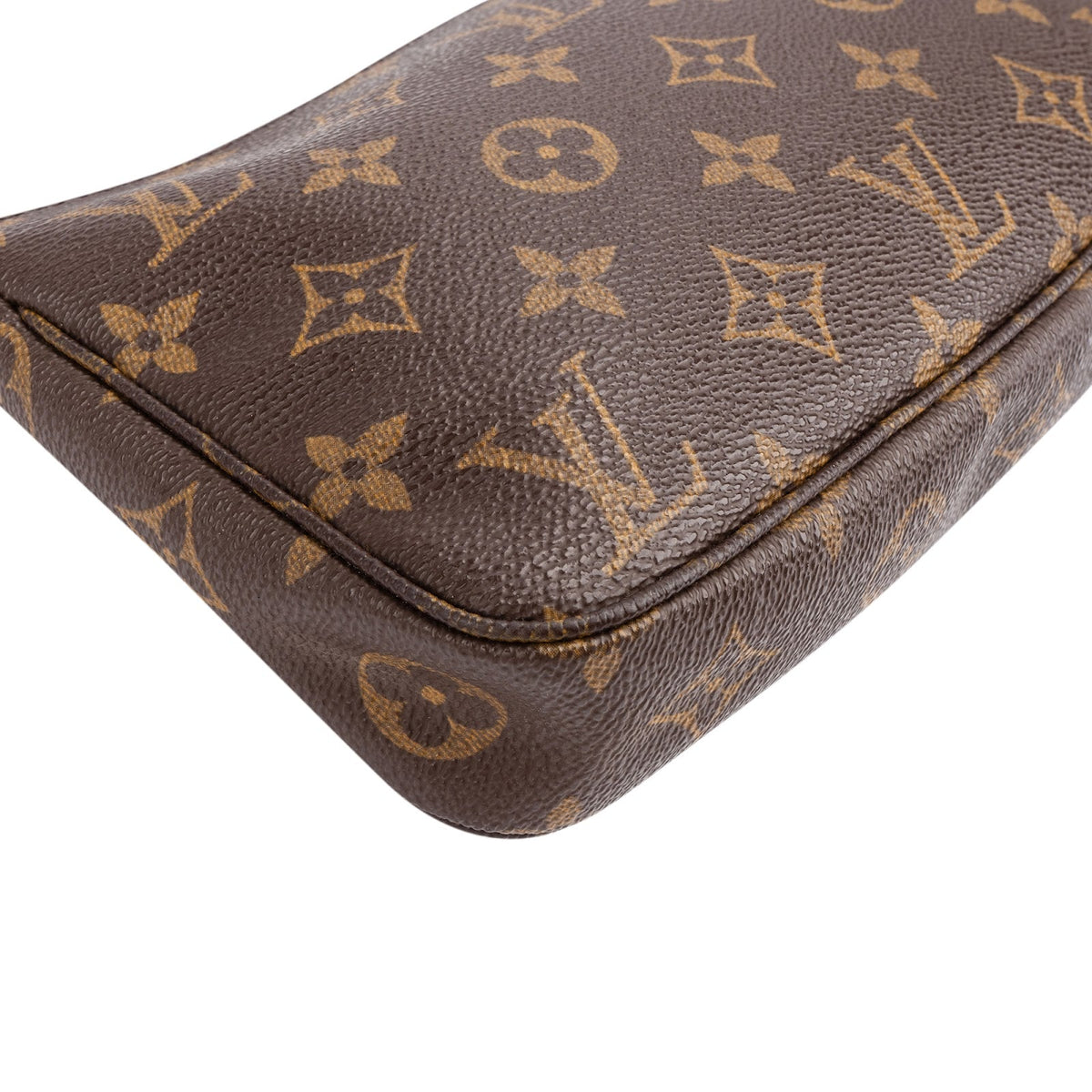 Borsa a tracolla Louis Vuitton Pochette Accessoires in tela Monogram