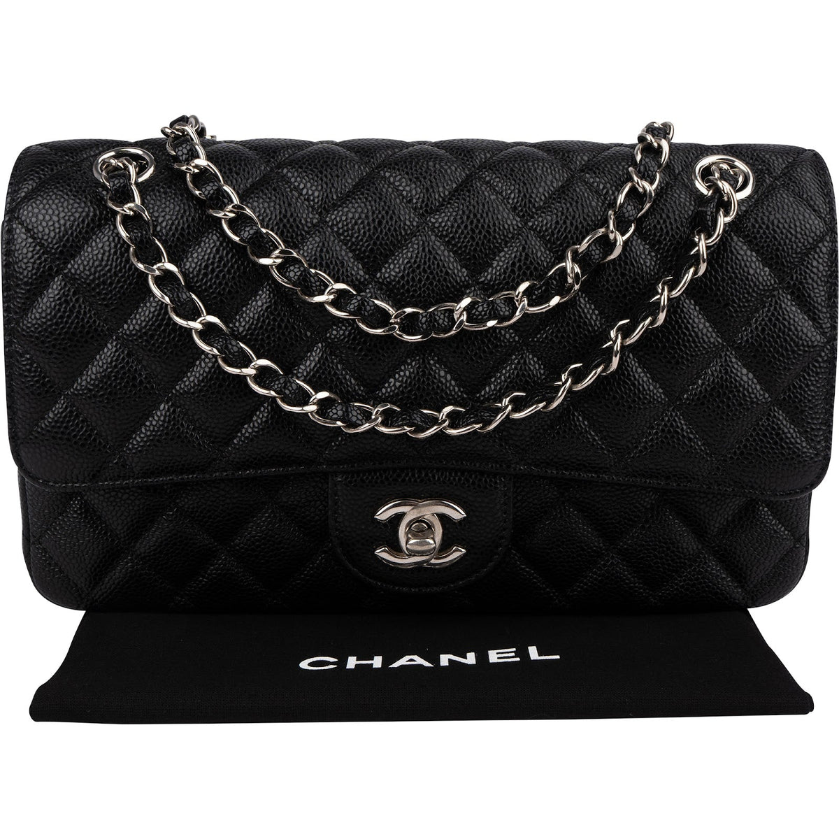 Chanel Caviar Medium Double Flap Schultertasche, Bild 2 von 14