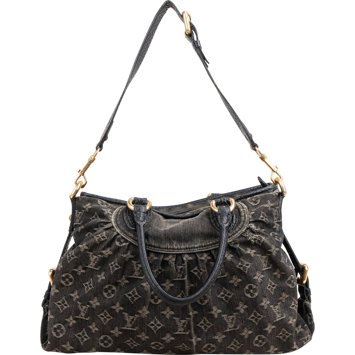 Sac à main Louis Vuitton Neo Cabby MM en denim Monogram