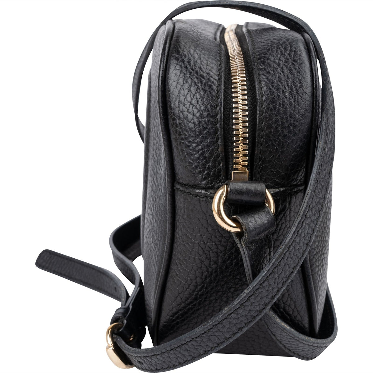 Gucci Schwarz Leder Soho Disco Umhängetasche, Bild 5 von 11