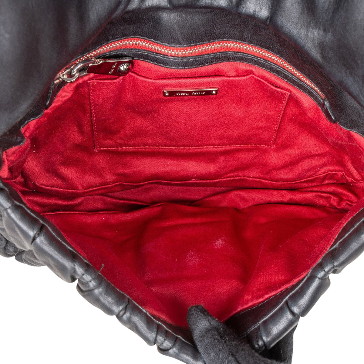 Miu Miu Matelassé leren hobo crossbodytas