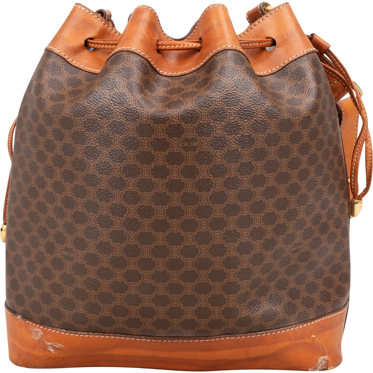 Celine Macadam Canvas Drawstring Bucket Schultertasche, Bild 3 von 10