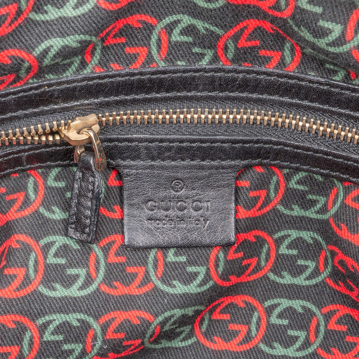 Gucci Leather Britt Boston Bag handtas