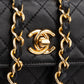 Chanel Quilted Lambskin 24K Gold Mini Square Single Flap Crossbody Bag