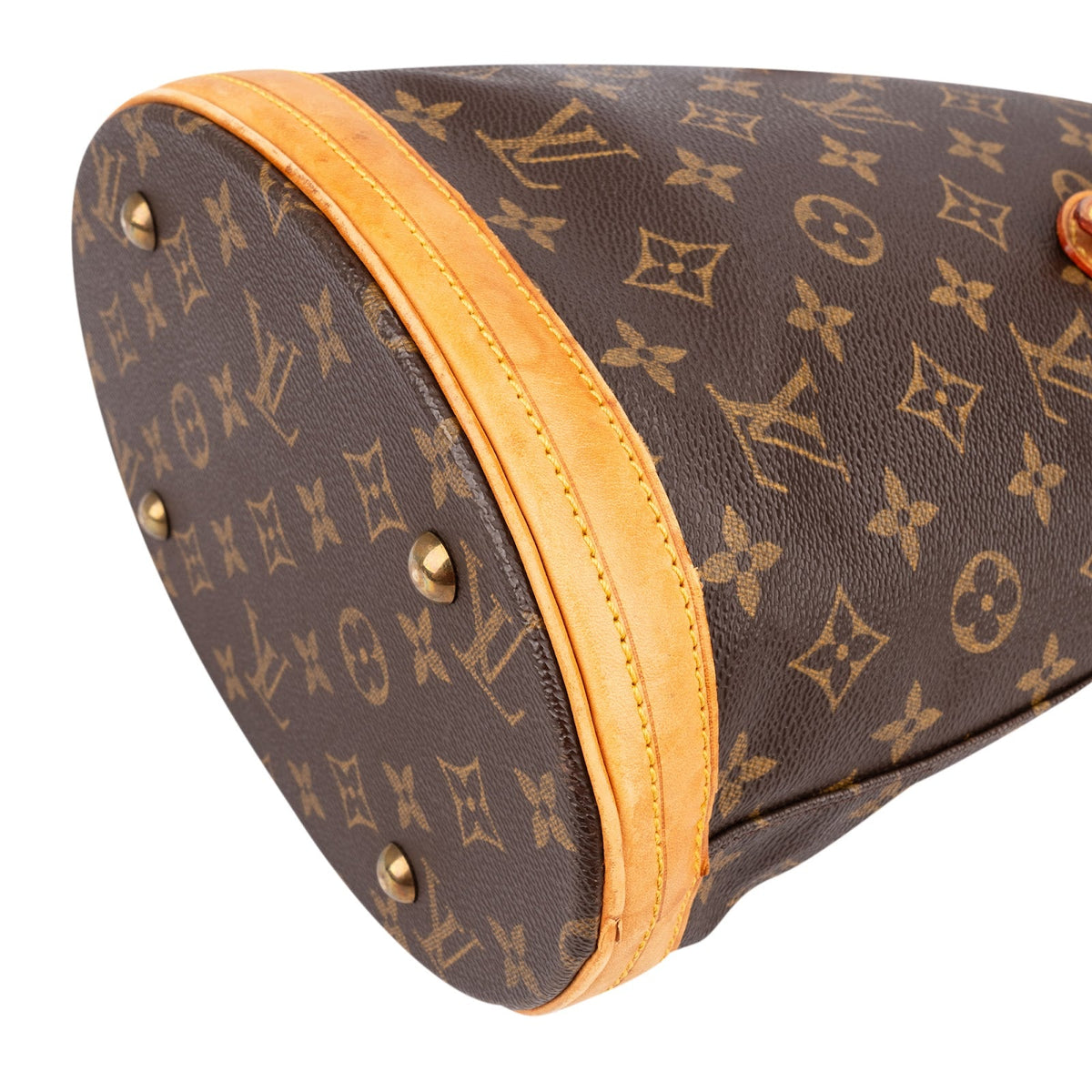 Borsa a spalla Louis Vuitton Bucket PM in tela Monogram