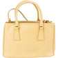 Prada Gelb Saffiano Leder Small Galleria Handtasche, Bild 5 von 15