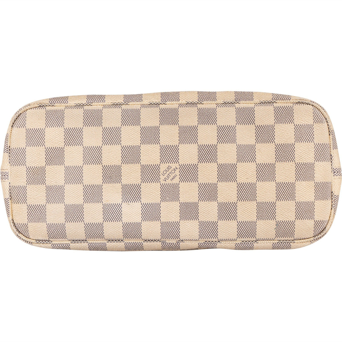 Louis Vuitton Monogram Damier Azur Canvas Neverfull PM Shoulder Bag