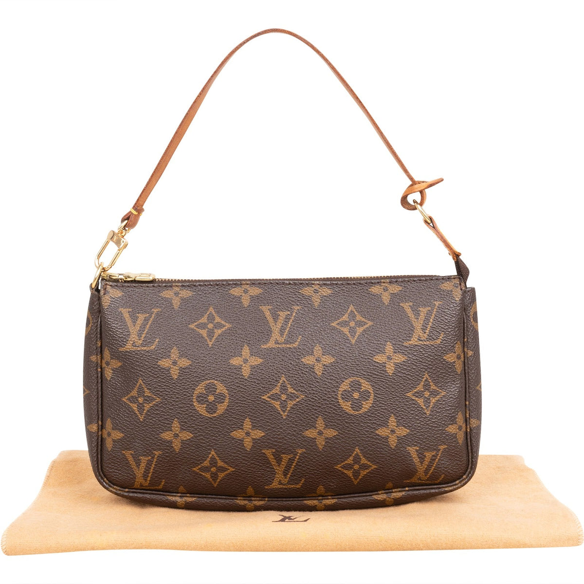 Louis Vuitton Canvas Pochette Accessoires Handtasche, Bild 2 von 12