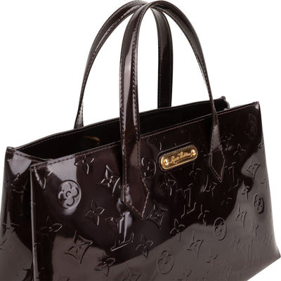 Louis Vuitton Monogram Vernis Leather Wilshire PM Handbag
