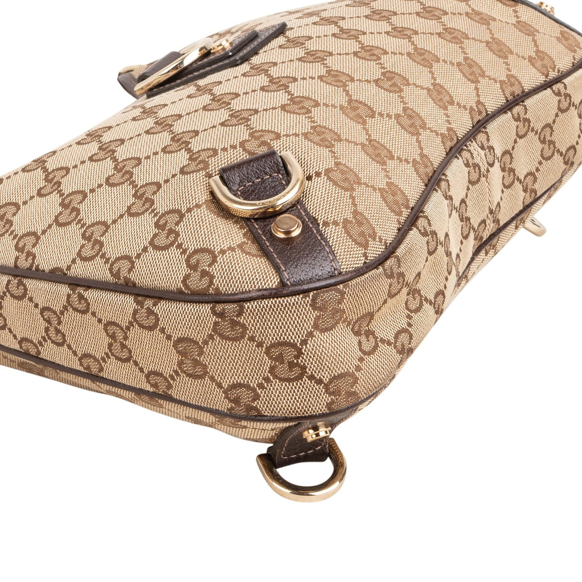 Gucci Monogram GG Canvas Abbey D-Ring Hobo Shoulder Bag