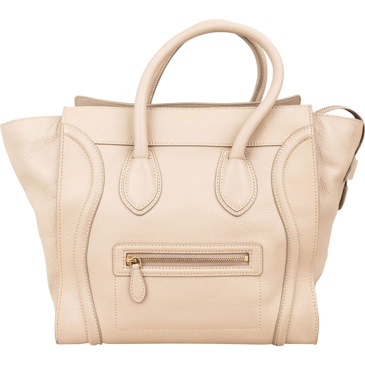 Borsa a mano Large Luggage in pelle di vitello bottalata Céline