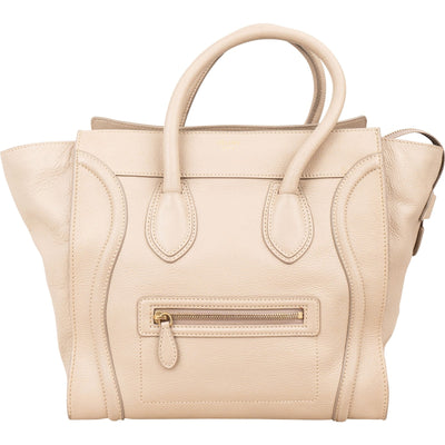 Céline Large Luggage Handbag in Drummed Calfskin