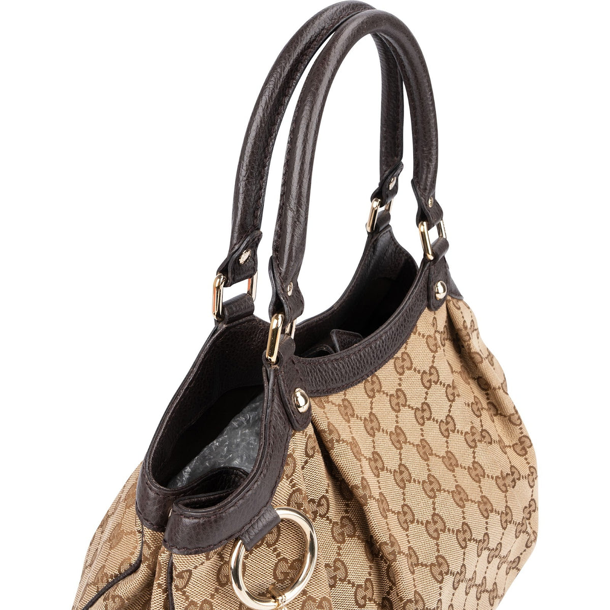 Gucci Monogram GG Canvas Sukey Hobo Handtasche, Bild 3 von 11