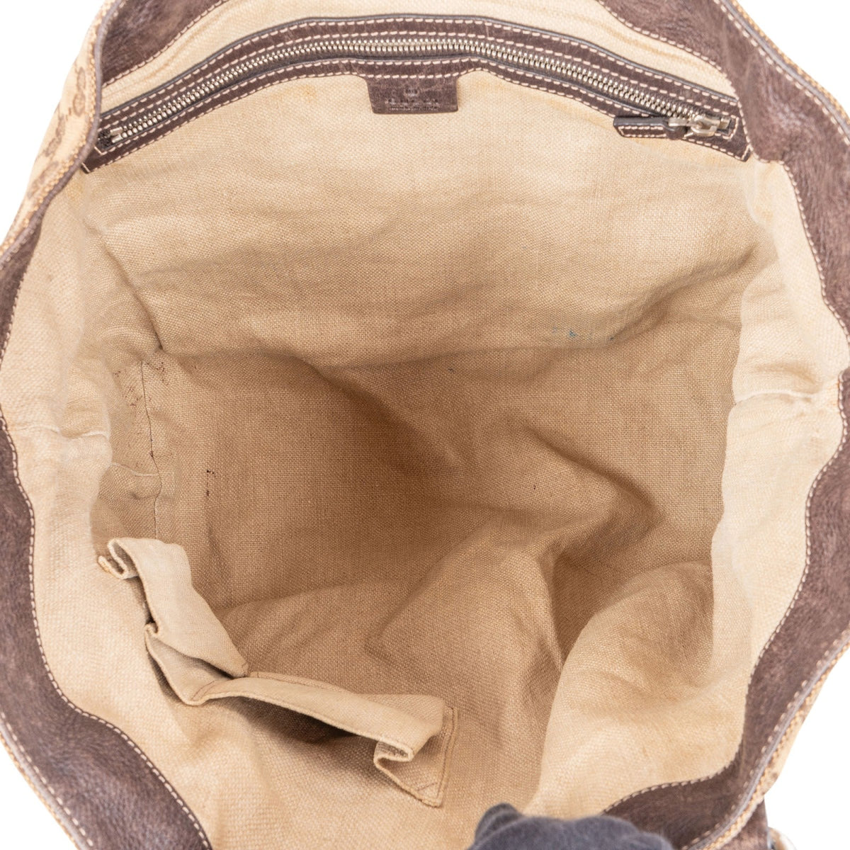 Gucci Jolicoeur Horsebit Tote aus GG Canvas – Ansicht 8
