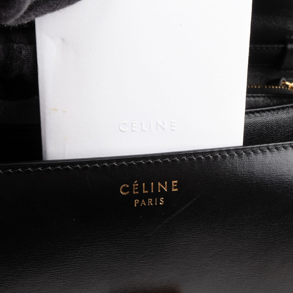 Céline Classic Box Medium aus Kalbsleder – Ansicht 10