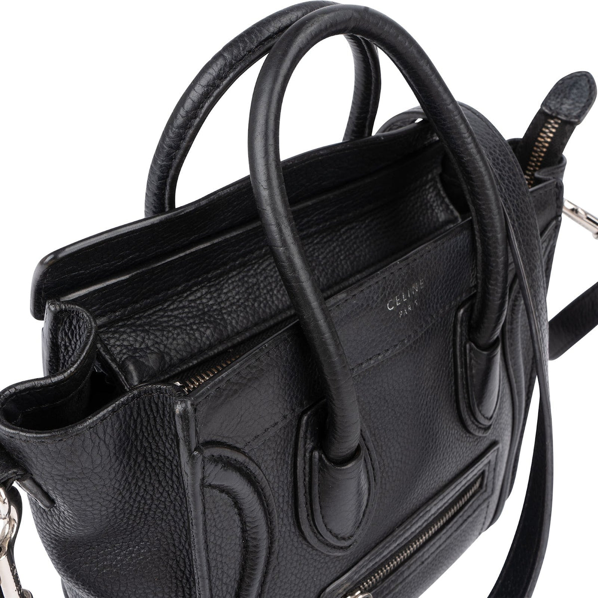 Celine Nano Luggage aus Drummed-Kalbsleder – Ansicht 2