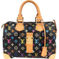 Louis Vuitton Monogram Murakami Multicolor Speedy 30 aus Monogram Multicolore Canvas und Vachetta-Leder – Vorderansicht