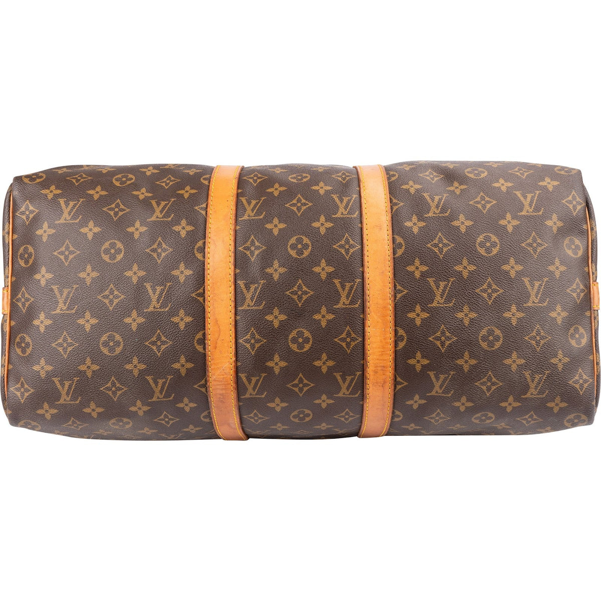 Borsa da viaggio Louis Vuitton Keepall 50 Bandoulière in tela Monogram