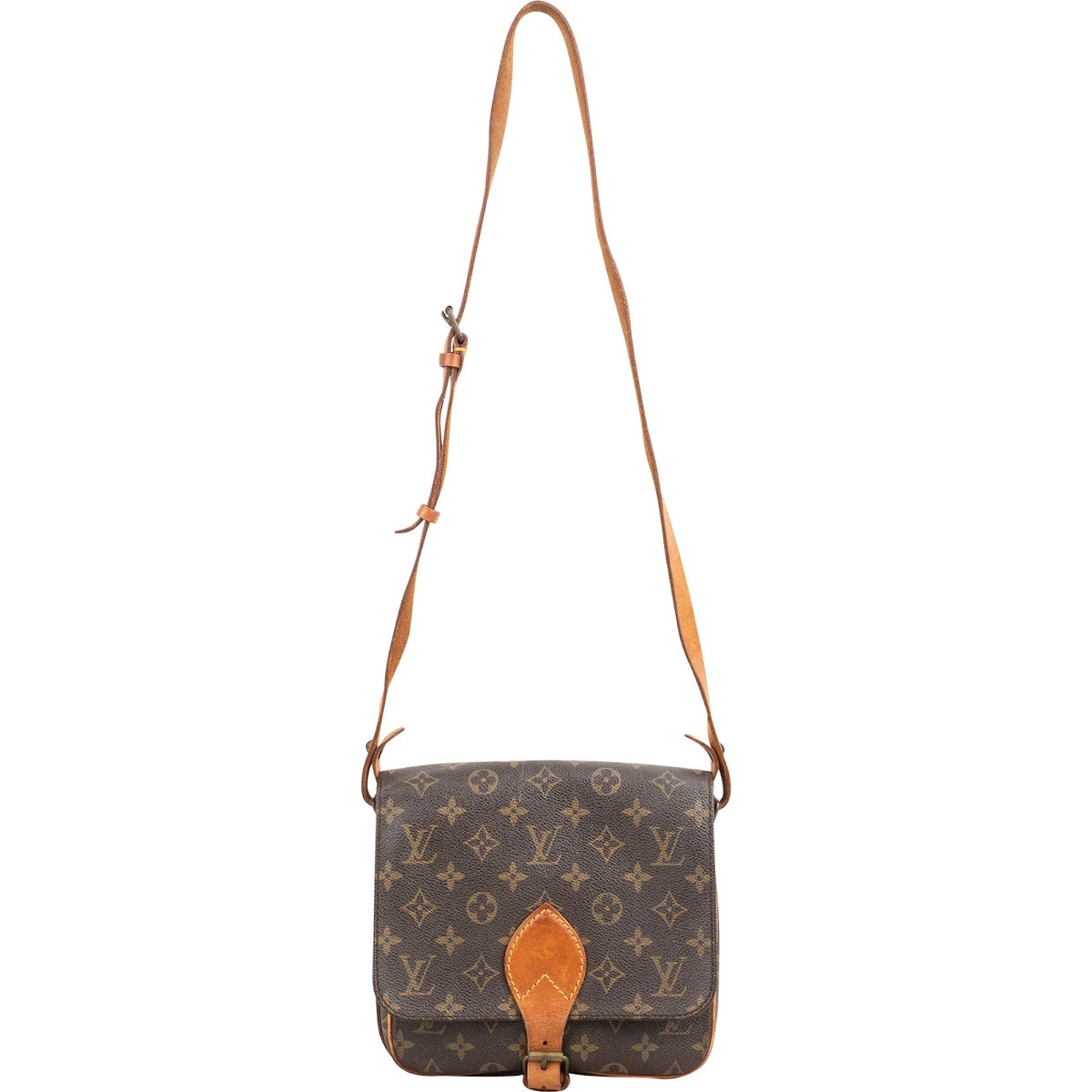 Bolso bandolera Louis Vuitton Cartouchiere MM en lona Monogram